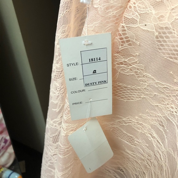 Just lowered price on all formals Stunning High Low Formal Wear Gown Pink size 0 - Picture 9 of 13